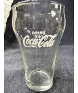 1 Vintage White Enjoy Coke Drink COCA-COLA Restaurant Glass Hobble Skirt... - £3.87 GBP