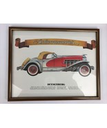 Framed Duesenberg Roadster- Straight  8 Automemories Art Print Fast Free... - $30.86 CAD