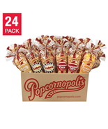 POPCORN POPCORNOPOLIS ZEBRA GOURMET CARAMEL CHEDDAR KETTLE FLAVORED GIFT... - $128.69