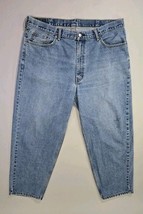 Vintage Levis 560 Jeans Mens 42x30 Blue Faded Comfort Fit Tapered Denim - $25.03