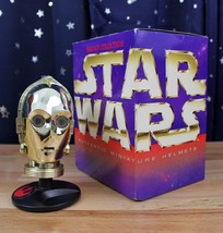 1997 RIDDELL STAR WARS Trilogy Collection SEE-THREEPIO Authentic Mini He... - £49.47 GBP