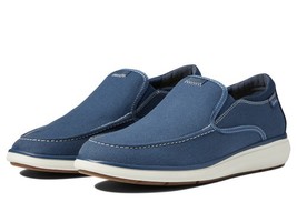 Florsheim Men Venture Canvas Moc Toe Slip-On Navy Canvas/Nubuck 14367 Si... - $49.50