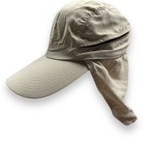 Duluth Trading Company Long Bill Fishing Hat XL/2XL Beige Neck Shade Vented - £11.83 GBP