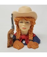 Vintage Cameo Girls Lady Vases Clarissa 1908 &quot;Buffalo Gal&quot; 2001 - $79.15