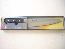 KAI Cut SeKi Japan Chef Knife SAN MAI 3 Layer Blade All Stainless Full T... - $1,083.23 MXN
