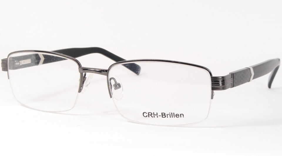 CRH-Brillen 0-9846 Gunmetal /Black UNIQUE RARE EYEGLASSES GLASSES 57-17-... - $66.75
