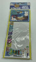 Retro Phineas and Ferb notepad magnetic Disney Rare Find Stocking Stuffer - £9.02 GBP