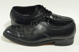 Mason Shoes 10.5 A Black Leather Velvet-Eez Lace Up Dress Shoes - £19.97 GBP