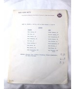 New York Mets letterhead Starting Lineup Vs Phillies May 28 1979 Shea St... - $36.67