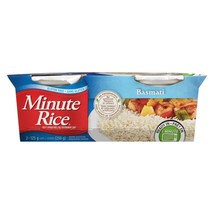 6 X Minute Rice Basmati Rice Cups Gluten Free 2 X 125g Each Pack -Free Shipping - £30.16 GBP