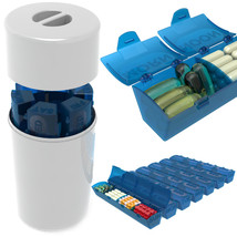 Extra Large Pill Organizer, High Quality, Weekly Pill Box, 7 Day Med Manager XL - £22.34 GBP