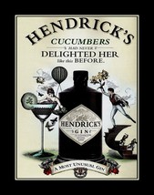 Rare Hendrick's Unusual Gin CUCUMBER DELIGHT Poster Print, Unique Humor Gift - £15.92 GBP - £28.66 GBP
