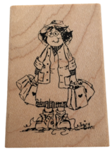 Judith Klenschmidt Rubber Stamp Shopping Shopper Mothers Day My Ladies Series - £7.82 GBP