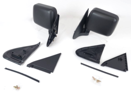 Manual Black Door Mirror Pair for Isuzu Rodeo Honda Passport Pickup Truc... - $52.46