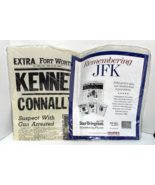 Fort Worth Star Telegram Remembering JFK  &quot;Kennedy Slain&quot; - £14.50 GBP