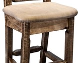 Montana Woodworks Homestead Collection Barstool with Buckskin Upholstery... - $627.99