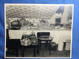 Table set with Silver Glass Ceramics - Vintage Photograph - $280.70 MXN