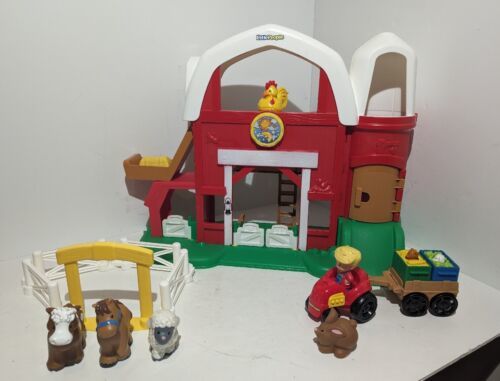 Primary image for Fisher Price Little People Fun Sounds Farm Barn 2013 Sounds Figures Fence Hay