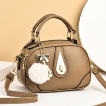  Women&#39;s Bag Retro Fashion Portable Shoulder Bag PU Leather Lock PoPUlar Women&#39;s - £30.28 GBP