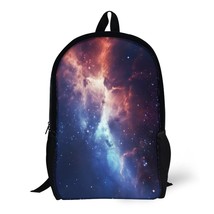 Mondxflaur Galaxy Backpacks for School Kids Adults Lightweight Bag 16.9in - £19.23 GBP
