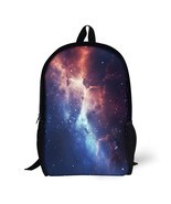 Mondxflaur Galaxy Backpacks for School Kids Adults Lightweight Bag 16.9in - $32.91 CAD