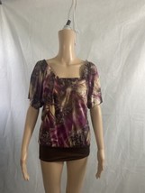 Charlotte Russe Floral Size Small Blouse - $11.88