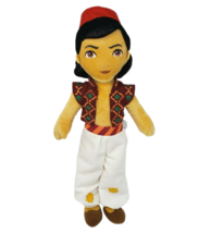16&quot; Disney Store Uk Theatrical Aladdin Stuffed Animal Plush Toy Boy Prince Doll - £36.60 GBP