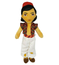 16&quot; Disney Store Uk Theatrical Aladdin Stuffed Animal Plush Toy Boy Prince Doll - $46.55