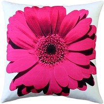 PILLOW DÉCOR Bold Daisy Flower Yellow Throw Pillow 19x19 - £35.65 GBP