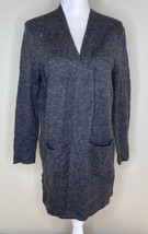 NWT Madewell Women’s Long Sleeve Open Knit Cardigan Sz S Grey $98 Small Flaw E6 - £28.31 GBP