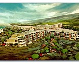 Kona Surf Hotel Artista Concept Keauhou Bay Hawaii Hi Unp Cromo Cartolin... - $5.08