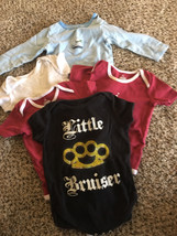 * Lot of 5 Baby Boys  One Piece - Size 12 Months - $10.04