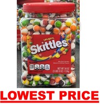 Freeze Dried PREMIUM BIG SKITTLEZ 54 Oz In Original Authentic Candy Jar ... - £15.55 GBP