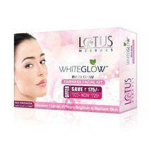 Lotus Herbals Whiteglow Insta Glow 4 In 1 Facial Kit, 40 g | pack of 2| - £18.08 GBP