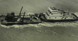 Vintage US Coast Guard  Boat CG75309 Crane Barge CGB68019 8X10 Photo  - £18.87 GBP