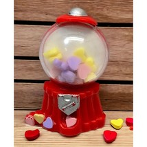 Vintage Gumball Machine Pin Candy Hearts  Brooch Hallmark Valentines Day - £10.72 GBP