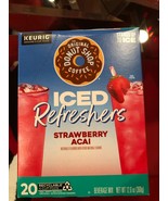 ORIGINAL DONUT SHOP STRAWBERRY ACAI ICED REFRESHERS KCUPS 20CT - $35.42 CAD