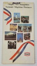 *L2) Vintage 1976 Edition Texaco Maine New Hampshire Vermont Foldable Ro... - $9.89