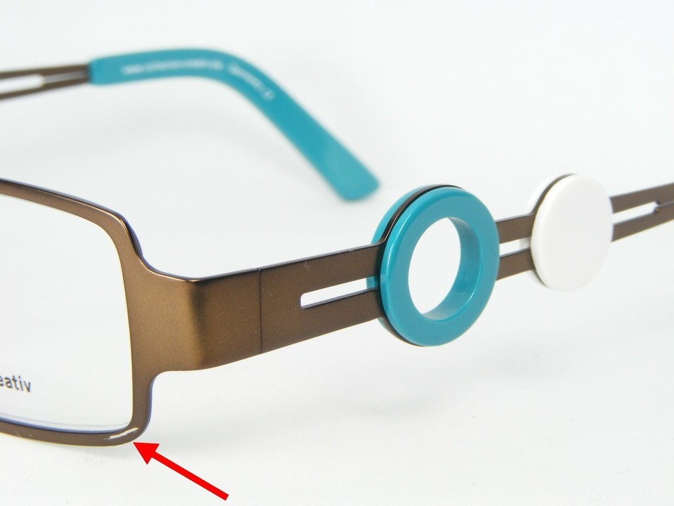 collection creativ 1228 350 BRONZE EYEGLASSES GLASSES FRAME 51-18-135mm (NOTES) Item image 4
