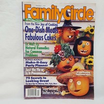 Family Circle Magazine November 1997 One Dish Meals Natural Remedies Planner - £12.43 GBP