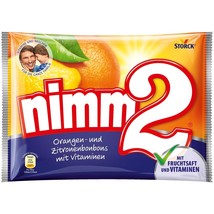 Storck Nimm2 hard shell candies with filling 240g Made in Germany-FREE SHIP - $9.89