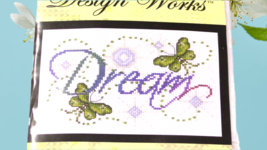 Design Works- Counted Cross Stitch Kit  - DREAM Butterfly pattern 5x7 - ... - £7.78 GBP