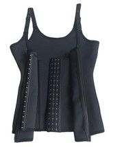 Nebility Waist Trainer Women Corset Shapewear Zipper Cincher Tank Top Adj Straps image 2