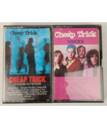 Cheap Trick Cassette Tape Lot x2 Voices Standing on the Edge 1980&#39;s vintage - €17,06 EUR