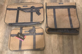 Vtg Set of 3 Pierre Cardin The Soft Tweed collection Garment Carry On Pu... - $117.60