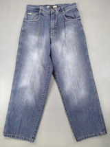 Vintage Y2k Southpole Baggy Jeans Men 34x32 Light Blue Wash Fade baggy GoldTab - £43.99 GBP