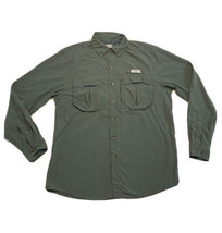 Gander Mountain Guide Series Button Down Shirt Vented Pockets Ripstop Me... - $14.52
