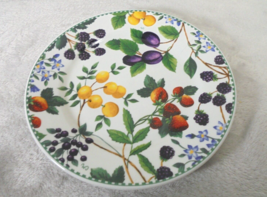 1 Piece Mainstays Alexandria Salad Plate 7.5&quot; Fruit And Flowers Design P... - $10.77