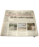 1998 Oct 1 St. Louis Post Dispatch Newspaper Complete FAA Lambert Expans... - $13.99