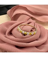 0.50 TCW Round Brilliant Cut Lab Grown Diamond Wedding Band 14k Yellow Gold - €342,67 EUR